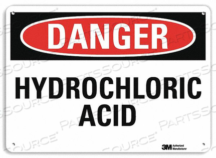 DANGER SIGN 4 HOLE MOUNT 14INWX10INH by Lyle Signs Inc.