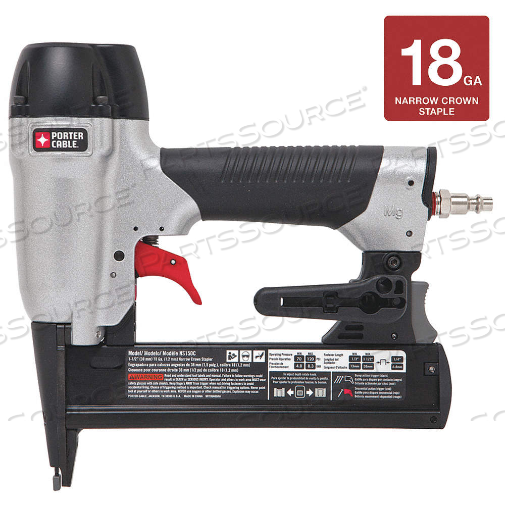 STAPLE GUN 120 PSI 2.92 CFM AIR POWERED by Porter Cable