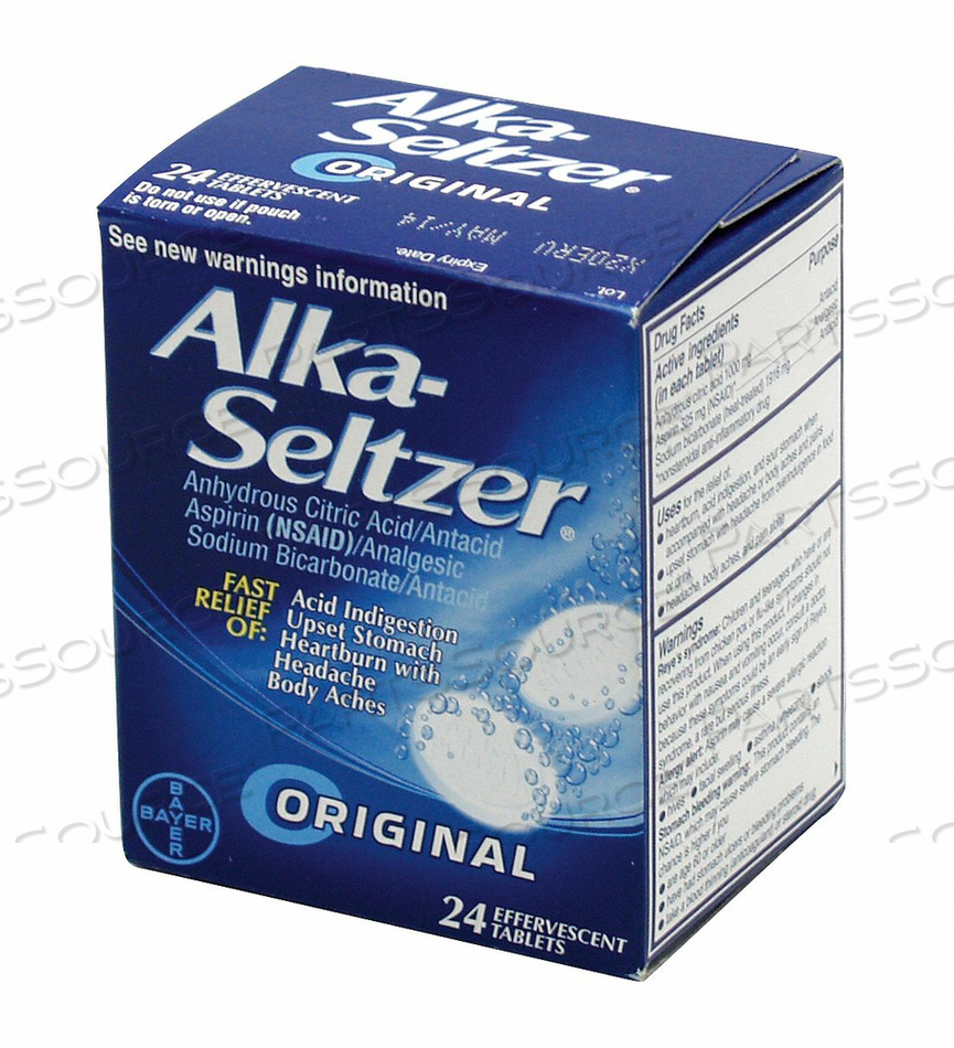 ALKA-SELTZER ANTACIDS TABLET PK24 by Alka-Seltzer ALKA-SELTZER ANTACIDS TABLET PK24 by Alka-Seltzer