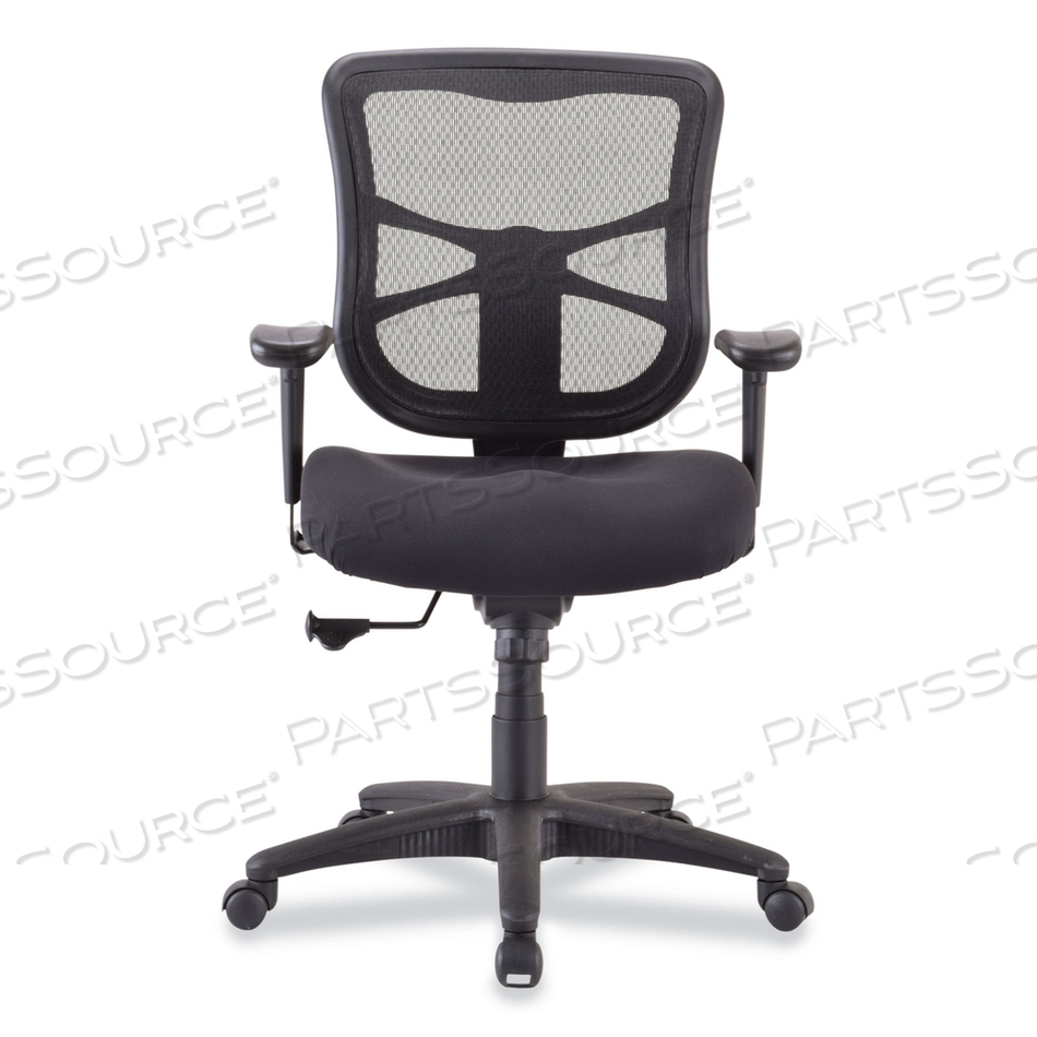 ALERA ELUSION SERIES MESH MID-BACK SWIVEL/TILT CHAIR, SUPPORTS UP TO 275 LB, 17.9" TO 21.8" SEAT HEIGHT, BLACK by Alera