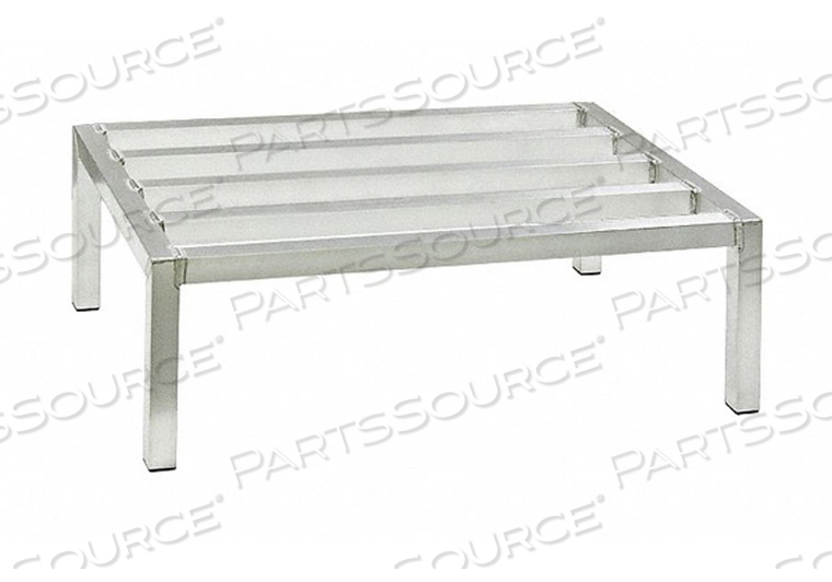 RAC LINE ALUMINUM STRAIGHT LEG DUNNAGE RACK 36"W X 24"D X 8"H by New Age Industries RAC LINE ALUMINUM STRAIGHT LEG DUNNAGE RACK 36"W X 24"D X 8"H by New Age Industries
