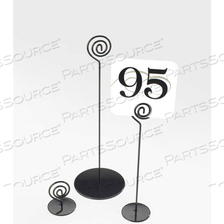 IRON NUMBER STAND 2"W X 2"D X 9"H BLACK 