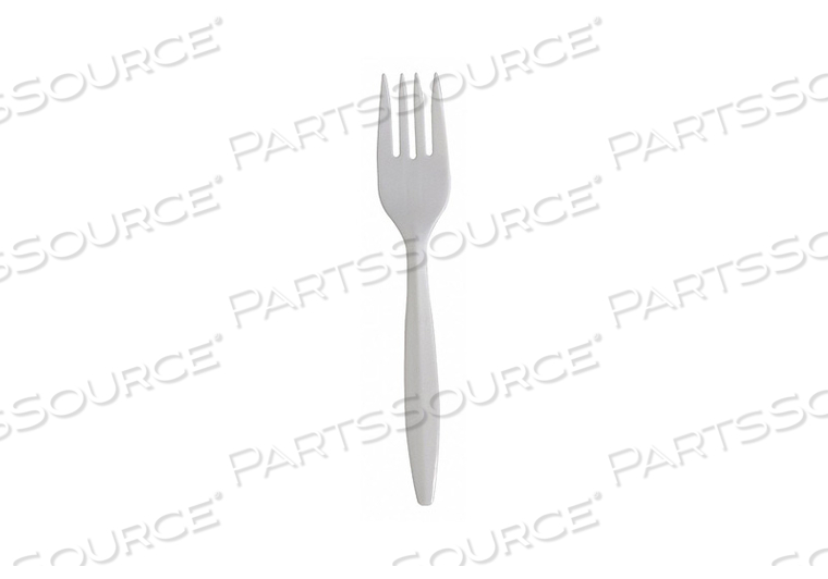 FORK WHITE MEDIUM WEIGHT PK1000 by Dixie