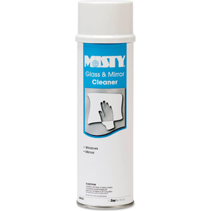 GLASS & MIRROR CLEANER W/ AMMONIA, 19 OZ. AEROSOL CAN, 12 CANS - 1001447 by Misty