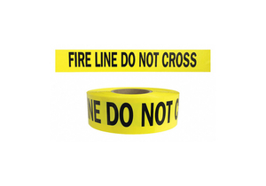 BARRICADE TAPE YELLOW/BLACK 1000FT X 3IN by Presco