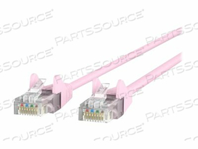 5FT CAT6 SNAGLESS PATCH CABLE, UTP, PINK PVC JACKET, 23AWG, 50 MICRON, GOLD PLAT by Belkin