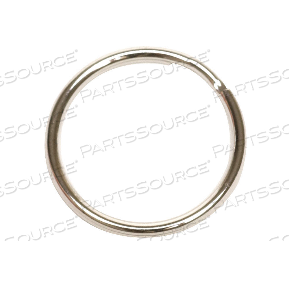 SPLIT KEY RING, 1 IN RING SIZE, NICKEL PLATED by Approved Vendor
