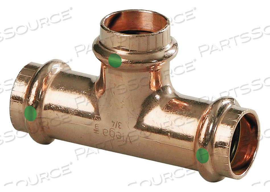 PROPRESS TEE 1-1/2 X 1-1/2 X 3/4 by Viega PROPRESS TEE 1-1/2 X 1-1/2 X 3/4 by Viega