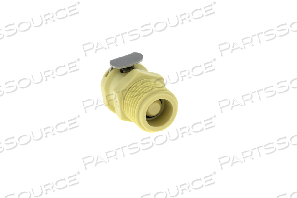 COUPLING, BASIN CONNECTOR, YELLOW, 3/8IN HOSE BARB CONNECTION by Medivators (Cantel Medical) (now STERIS)