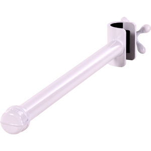 PIPELINE 16 IN. L GLOSS WHITE ADD-ON ARM FOR GARMENT RACKS by Econoco