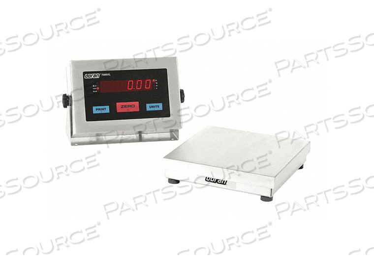 COMPACT BENCH SCALE 200 LB CAP. DIGITAL by Doran Scales Inc.