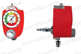 CONTINUOUS VACUUM REGULATOR, DISS MALE X BUBBLE BARB, RED, 0 TO 300 PSI, ANALOG by Ohio Medical, LLC CONTINUOUS VACUUM REGULATOR, DISS MALE X BUBBLE BARB, RED, 0 TO 300 PSI, ANALOG by Ohio Medical, LLC