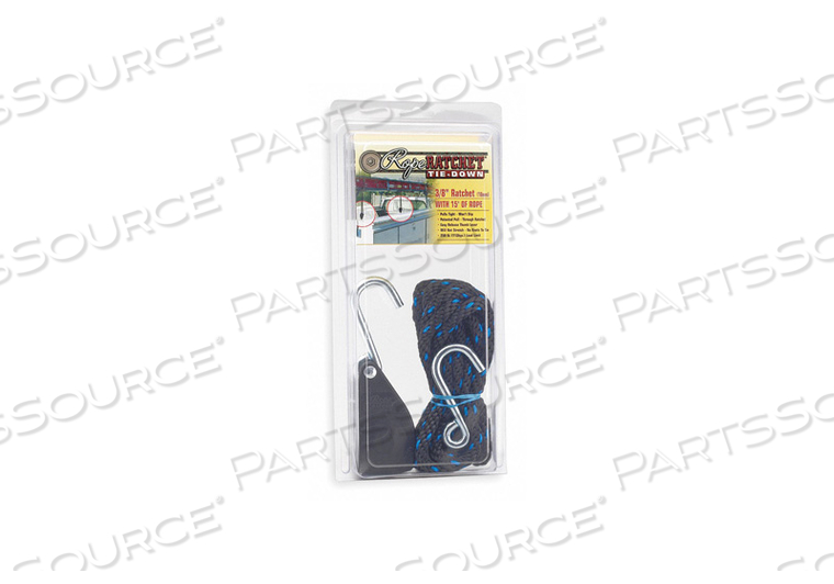 ROPE RATCHET HOOK 15 FT.L POLYPROPYLENE by Rope Ratchet ROPE RATCHET HOOK 15 FT.L POLYPROPYLENE by Rope Ratchet