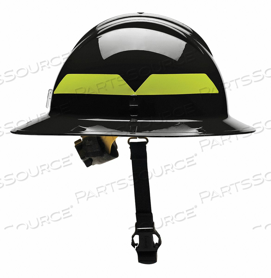 FIRE HELMET BLACK THERMOPLASTIC by Bullard