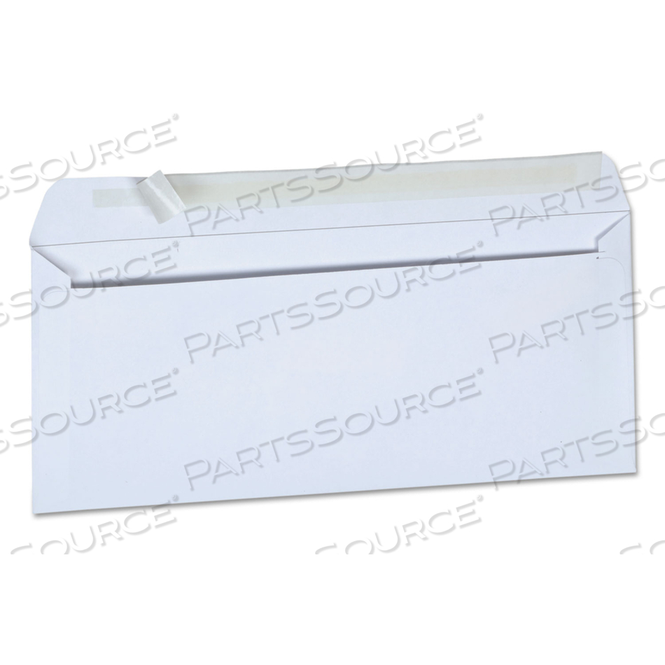 PEEL SEAL STRIP BUSINESS ENVELOPE, #10, SQUARE FLAP, SELF-ADHESIVE CLOSURE, 4.13 X 9.5, WHITE, 500/BOX 