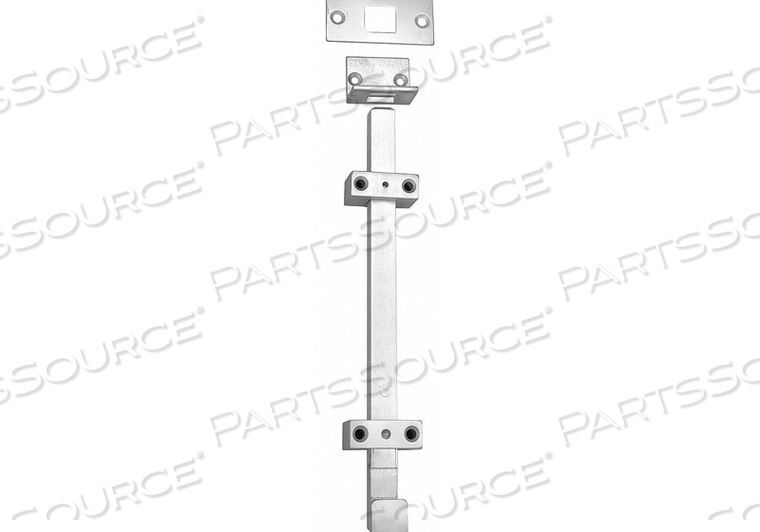 HEAVY DUTY SURFACE BOLT SATIN CHROME by Rockwood