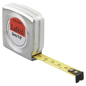 MEZURALL MEASURING TAPES, 1/2 IN X 10 FT, INCH/METRIC by Lufkin