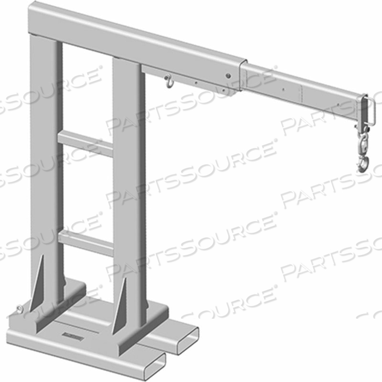ADJUSTABLE REACH OVER BOOM 12" CENTERS - 4000 LB. CAPACITY by Machining & Welding By Olsen, Inc. ADJUSTABLE REACH OVER BOOM 12" CENTERS - 4000 LB. CAPACITY by Machining & Welding By Olsen, Inc.