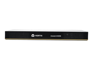 AVOCENT AUTOVIEW AV3216, KVM SWITCH, 16 X KVM PORT(S), 2 LOCAL USERS, 1 IP USER, FRONT TO BACK AIRFLOW, RACK-MOUNTABLE, AC 100, 240 V by Vertiv