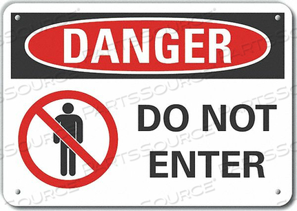 DANGER SIGN 14 W X 10 H 0.040 THICK by Lyle Signs Inc. DANGER SIGN 14 W X 10 H 0.040 THICK by Lyle Signs Inc.