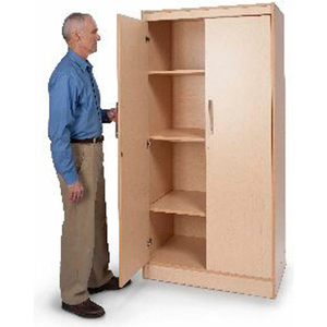 TALL AND WIDE STORAGE CABINET by Whitney Brothers