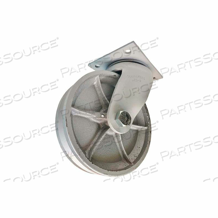 HEAVY-DUTY SWIVEL CASTER - V-GROOVE 6" DIA. - 2000 LB. CAPACITY by Fairbanks Scale