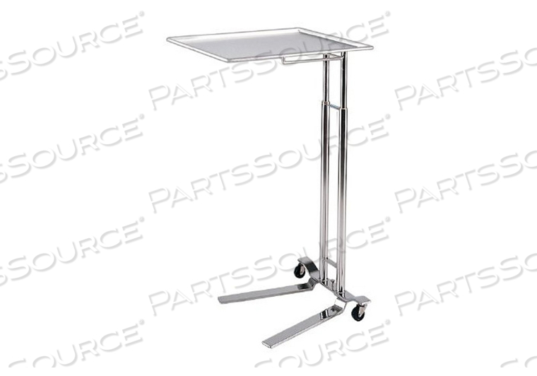 INSTRUMENT TRAY, STAINLESS STEEL, SILVER, 20 IN X 25 IN, MAYO STYLE by Pedigo Products, Inc.