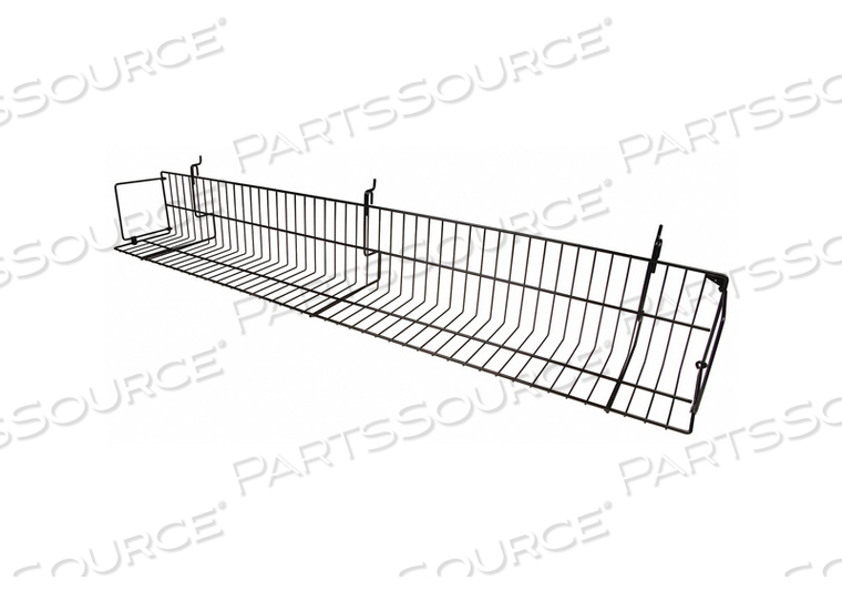 VIDEOSHELF 6-1/2 D 48 W 6-1/2 H BLK PK10 by Econoco VIDEOSHELF 6-1/2 D 48 W 6-1/2 H BLK PK10 by Econoco