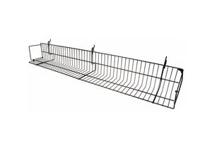 VIDEOSHELF 6-1/2 D 48 W 6-1/2 H BLK PK10 by Econoco VIDEOSHELF 6-1/2 D 48 W 6-1/2 H BLK PK10 by Econoco