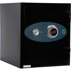 OLYMPIAN KEY & COMBINATION DUAL CONTROL FIRE RESISTANT SAFE 0.87 CU FT, BLACK, STEEL by Phoenix Safe International LLC