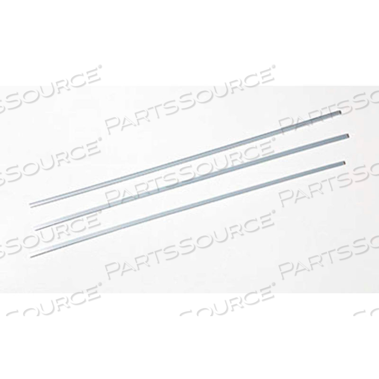 ORFIT PRECUT STRIPS, THIN, 18" X 1/5" X 1/12", SONIC SILVER, 10 PIECES/PK 