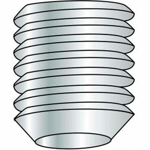 M3 X 0.5 X 3MM - CUP POINT SOCKET SET SCREW - 304 STAINLESS STEEL - PKG OF 100 by Titan Fasteners