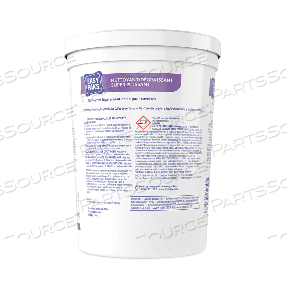 HEAVY-DUTY CLEANER/DEGREASER, 1.5 OZ PACKET, 36/TUB by Easy Paks