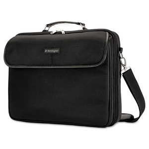 SIMPLY PORTABLE 30 LAPTOP CASE, FITS DEVICES UP TO 15.6", POLYESTER, 15.75 X 3 X 13.5, BLACK by Kensington Computer Products SIMPLY PORTABLE 30 LAPTOP CASE, FITS DEVICES UP TO 15.6", POLYESTER, 15.75 X 3 X 13.5, BLACK by Kensington Computer Products