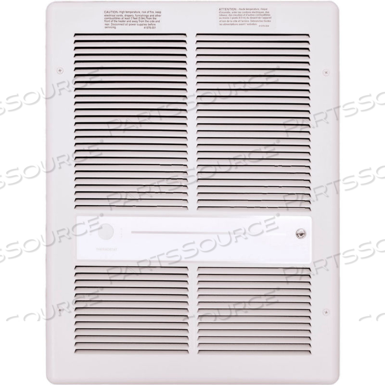 FAN FORCED WALL HEATER - 4800W 208V WHITE by TPI Corporation FAN FORCED WALL HEATER - 4800W 208V WHITE by TPI Corporation