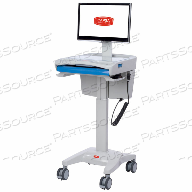 M40 NON-POWERED MOBILE LCD CART by Capsa Healthcare