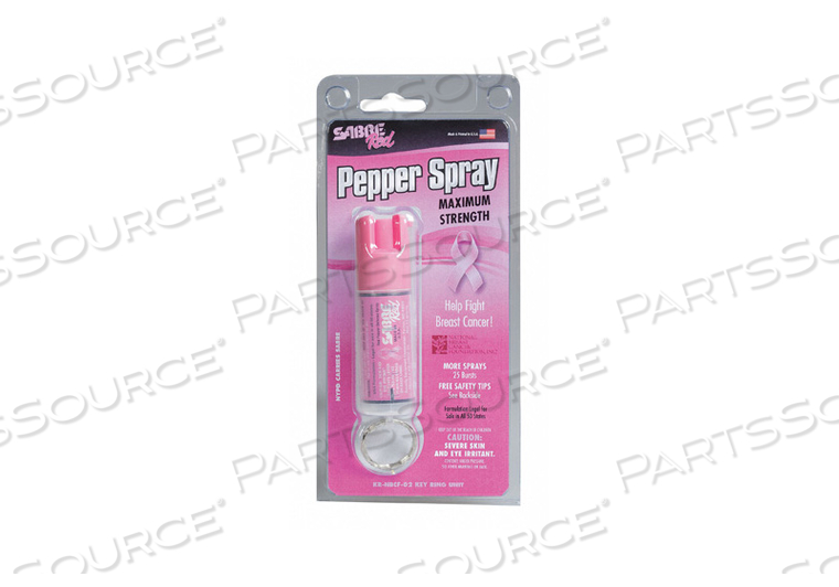 PEPPER SPRAY KEY RING PINK by Sabre PEPPER SPRAY KEY RING PINK by Sabre