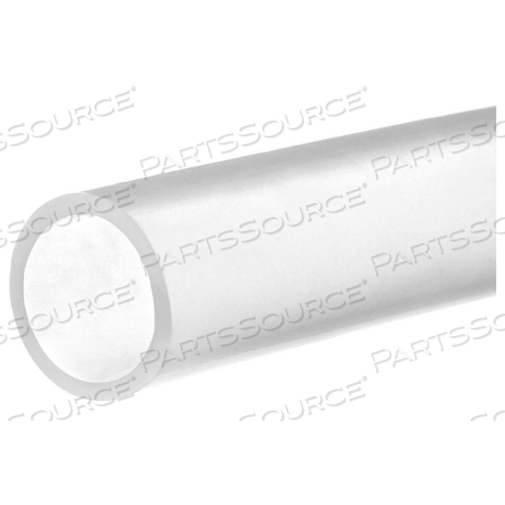 TUBE STOCK, 3 1/4 IN INSIDE DIA, 3 1/2 IN OUTSIDE DIA, 2 FT PLASTIC LG, CLEAR, 1/8 IN WALL THICK by Approved Vendor