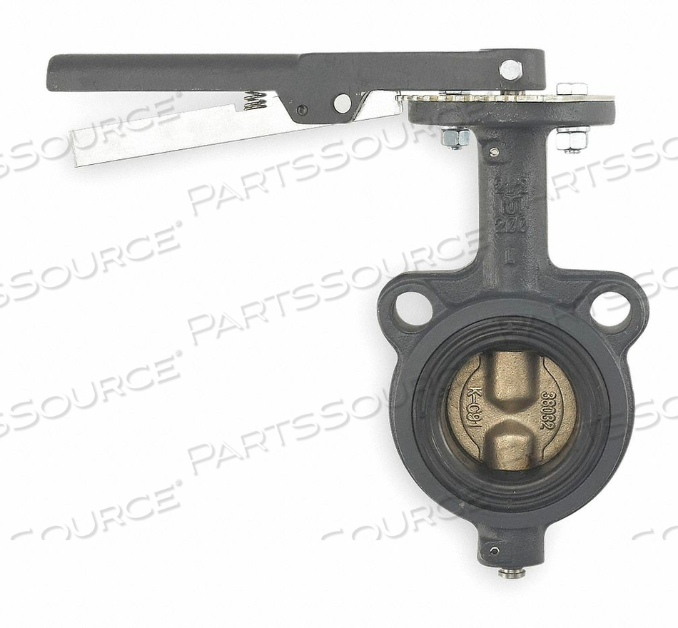 BUTTERFLY VALVE WAFER 3 IN PTFE LINER by Milwaukee Valve BUTTERFLY VALVE WAFER 3 IN PTFE LINER by Milwaukee Valve