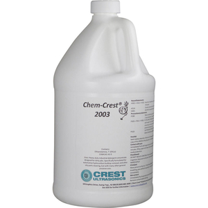 CHEM CREST 2003 AUTO & CARBURETOR WASH SOLUTION - 4 X 1 GALLON BOTTLE - CREST ULTRASONIC by Crest Ultrasonics