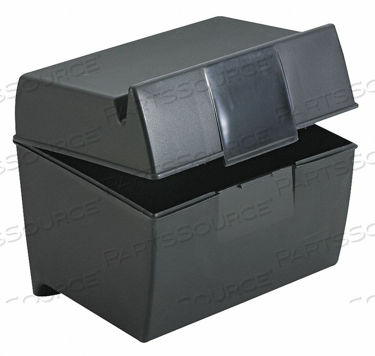 INDEX CARD FILE BOX FOR 4 X 6 CARDS BLK by Oxford INDEX CARD FILE BOX FOR 4 X 6 CARDS BLK by Oxford