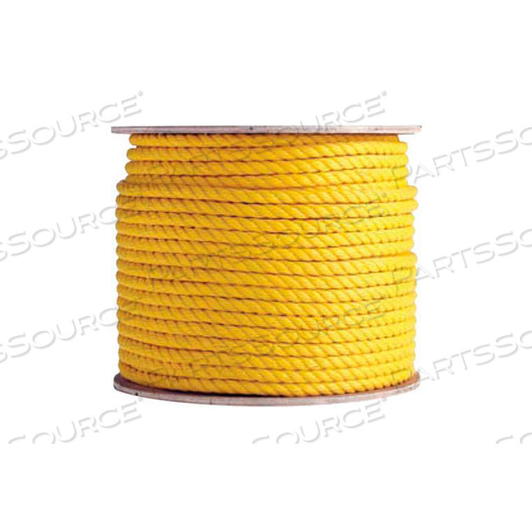 BOEN POLYPROPYLENE 3-STRAND ROPE - 3/4" X 600' - 57 LB. - YELLOW 