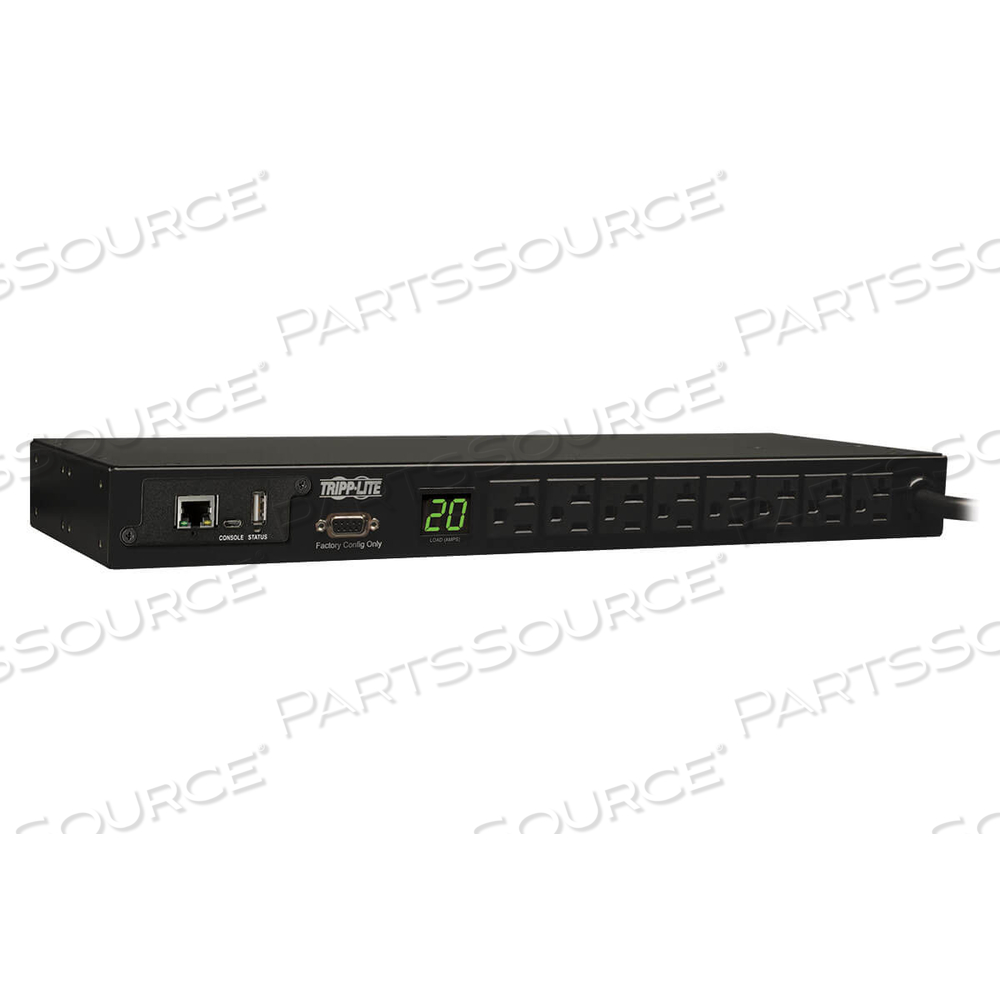 PDU MONITORED 120V 20A 5-15/20R OUTLETS 1U RM by Tripp Lite PDU MONITORED 120V 20A 5-15/20R OUTLETS 1U RM by Tripp Lite