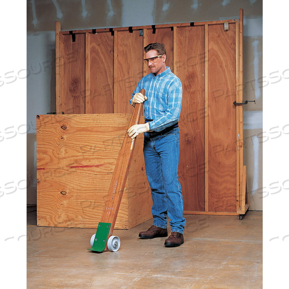 PRY BAR DOLLY, 3,500 LB LOAD CAPACITY, 60 IN HANDLE LG, 3 IN NOSE PLATE DP, BEVELED by Approved Vendor PRY BAR DOLLY, 3,500 LB LOAD CAPACITY, 60 IN HANDLE LG, 3 IN NOSE PLATE DP, BEVELED by Approved Vendor