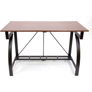 COLLAPSIBLE COMPUTER DESK, 48" X 23.5" TABLE, BLACK by Origami Rack