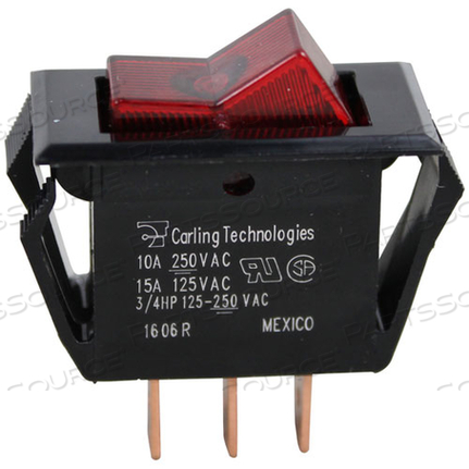 SWITCH 9/16 X 1-1/8 SPST 