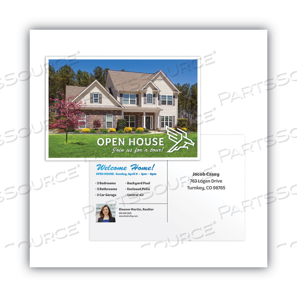 UNRULE INDEX CARDS, 4" X 6", WHITE, 100/BOX by Maco