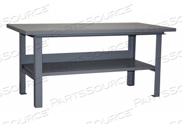 FIXED HEIGHT WELDED STEEL WORKBENCH - LOWER SHELF - 72"W X 36"D X 34"H by Jamco FIXED HEIGHT WELDED STEEL WORKBENCH - LOWER SHELF - 72"W X 36"D X 34"H by Jamco