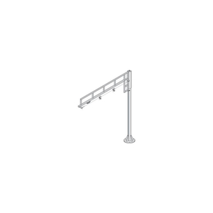 HUBBELL JIB KIT-HEAVY DUTY FLOOR MOUNTED, 150 LB. CAP. 10 FT. SWING BOOM 10 FT. COLUMN by Gleason