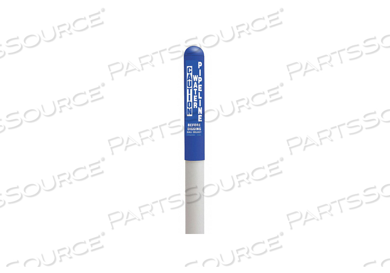 UTILITY DOME MARKER 66 IN H BLUE/WHITE 